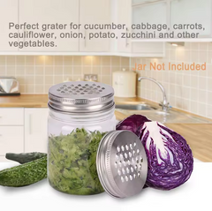 Grater Lid for Mason Jars