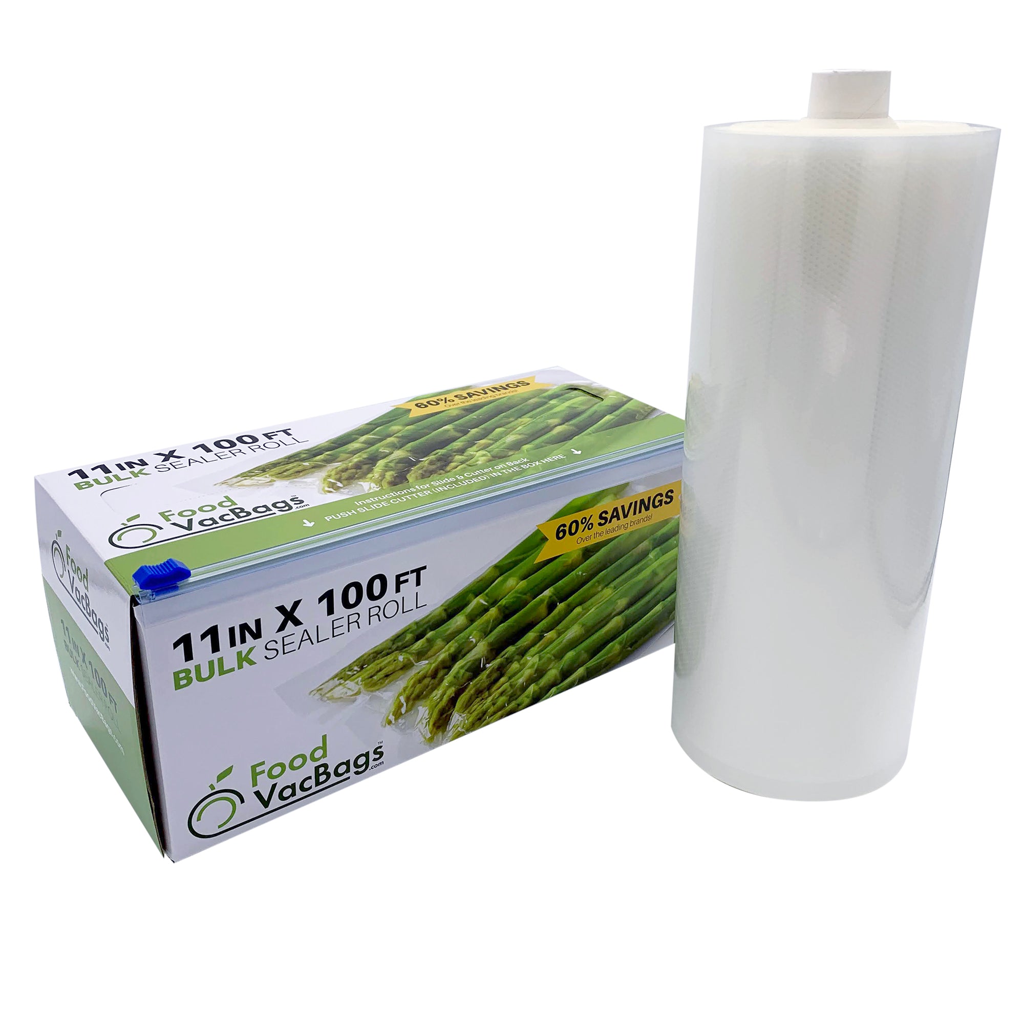 Boxed Vacuum Sealer Roll with Cutter