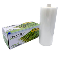 11" x 100' Boxed Vacuum Sealer Roll with Cutter