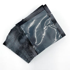4" x 4" black back and clear front vacuum sealer bags, make your products stand out