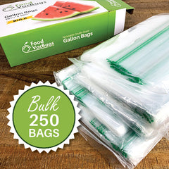 Double Zipper Ziploc Reclosable Bags Gallon Bulk 500 Bags