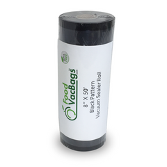 black and clear vacuum sealer roll