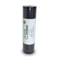 Black and Clear Vacuum Sealer Rolls 11" x 50'