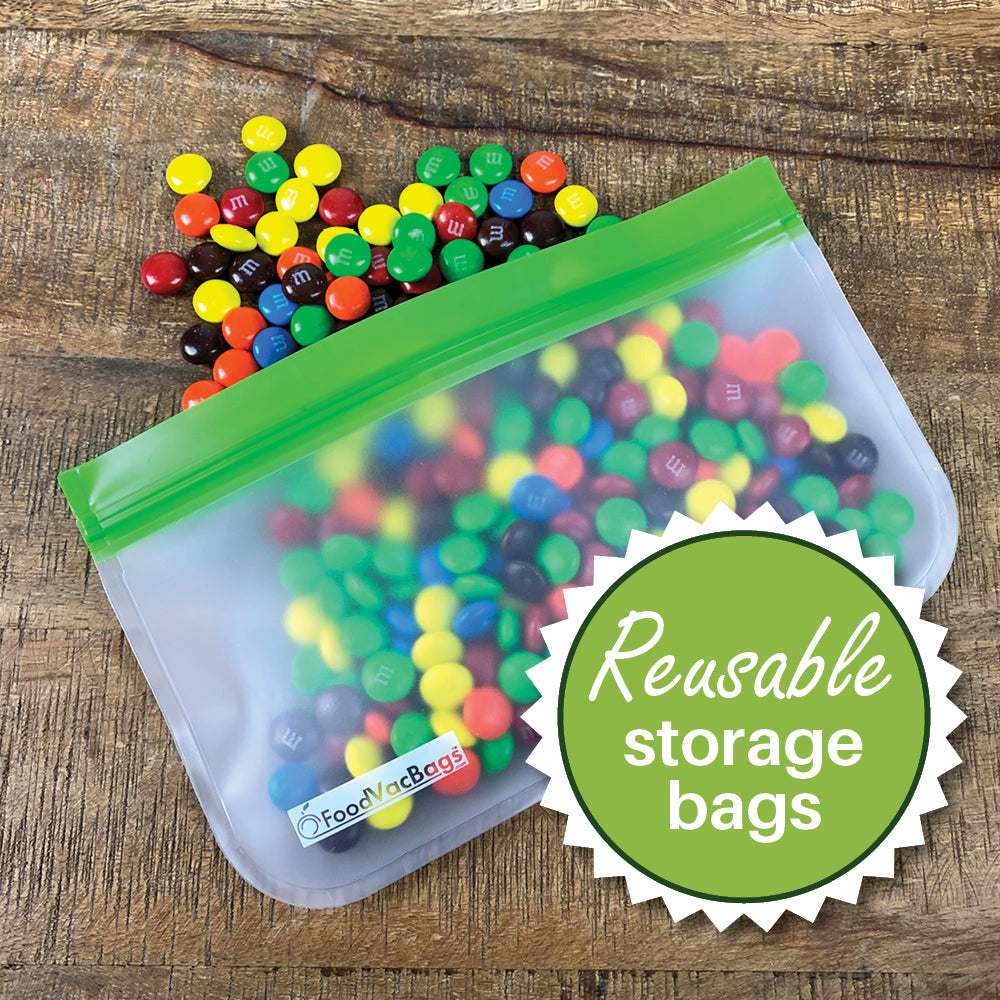PEVA bags, Snack, Sandwich, Gallon, Reusable