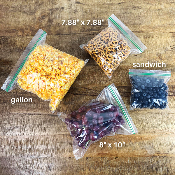 Sandwich Double Zipper Bags - 500 count – FoodVacBags