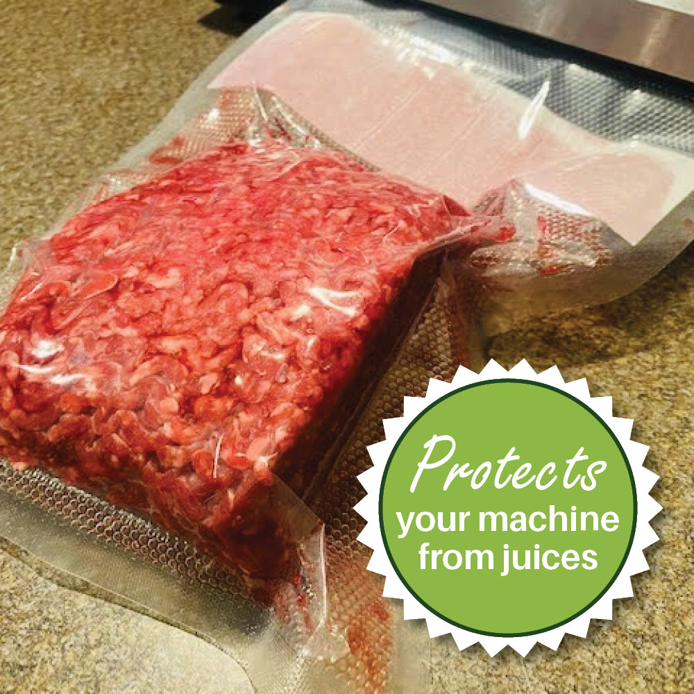 Protects your machine from juices