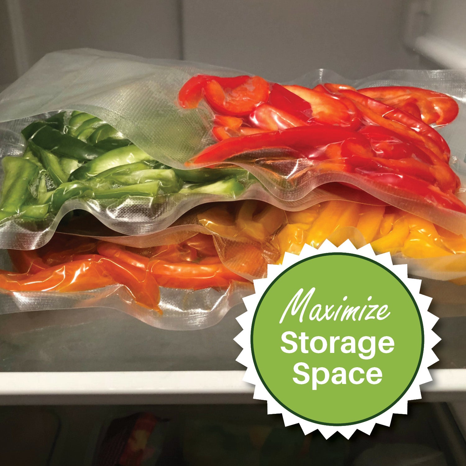 FoodVacBags seal in freshness.