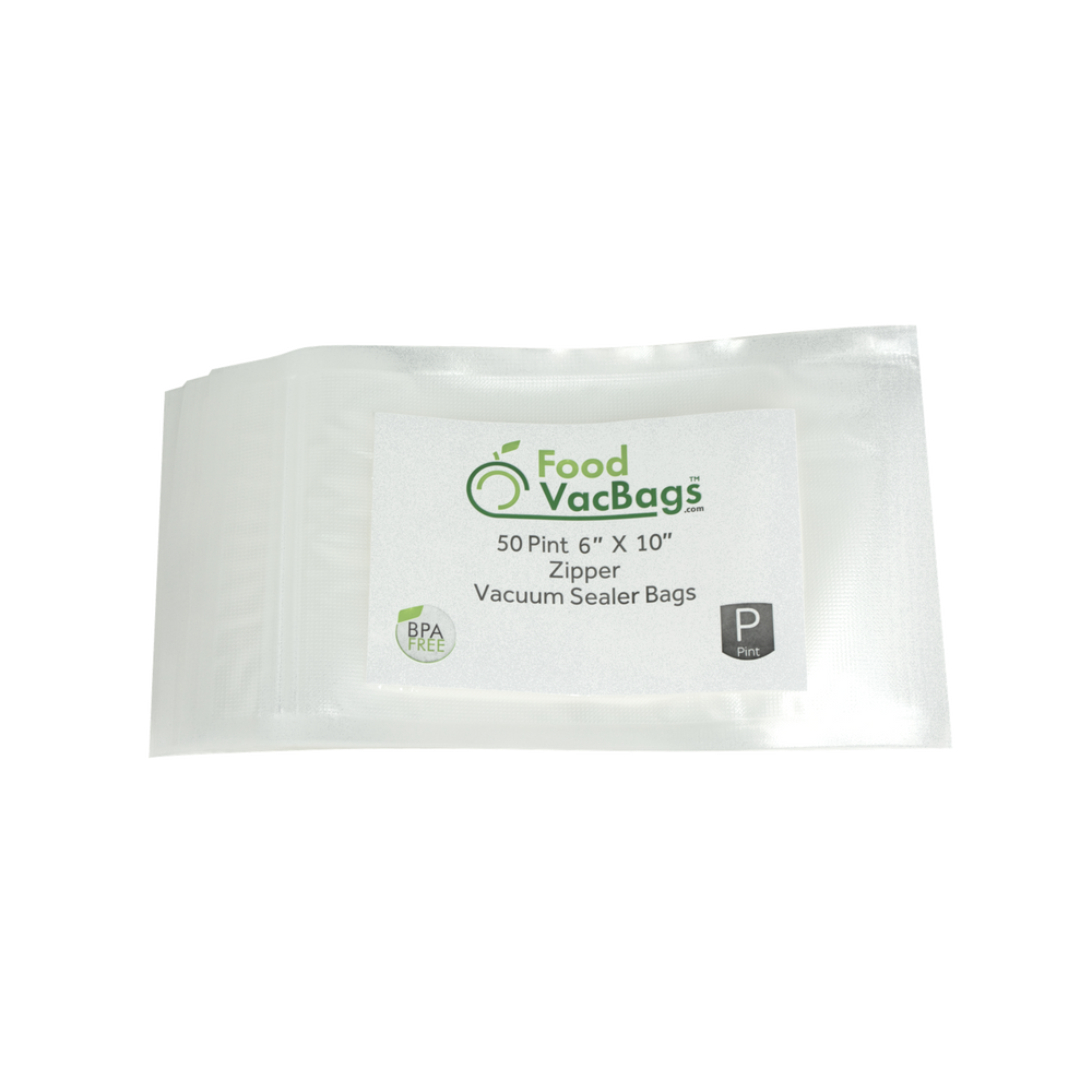 Zipper Pint Vacuum Seal Bags