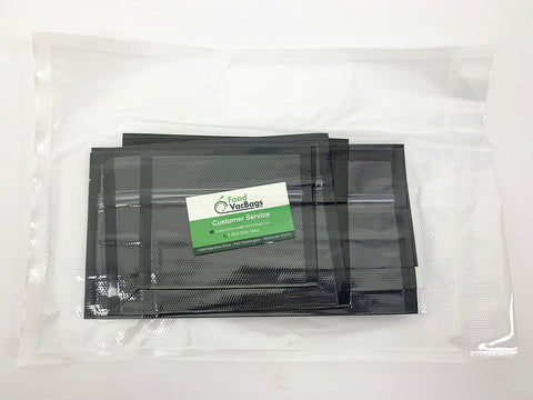 Sample FoodVacBags ZIPPER Vacuum Sealer Bags