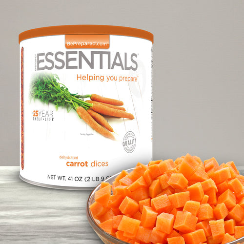 dehydrated carrots emergency food