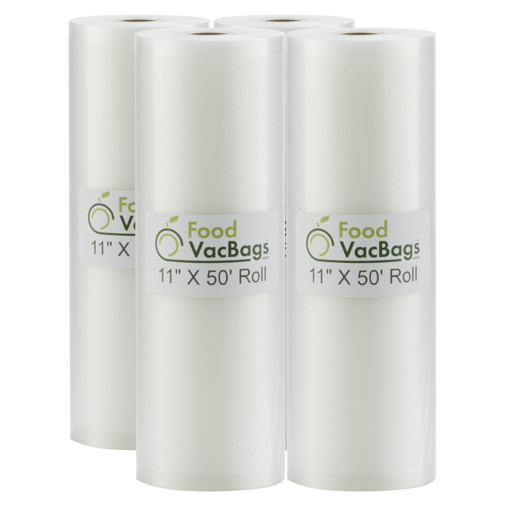 4 11" x 50' Vacuum Sealer Bags FoodVacBags