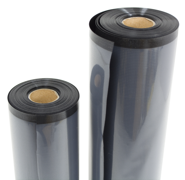 11″ x 19.5′ Clear & Black Vacuum Sealer Rolls – Cultivate Supply