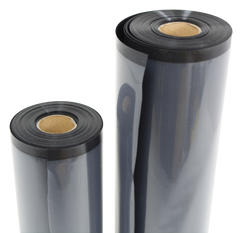 Rolls - TWO 11" X 50' Black & Clear Vacuum Seal Rolls - airtight- foodsaver compatible
