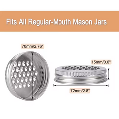 Mason Jar Grater Lids - 3 Pack