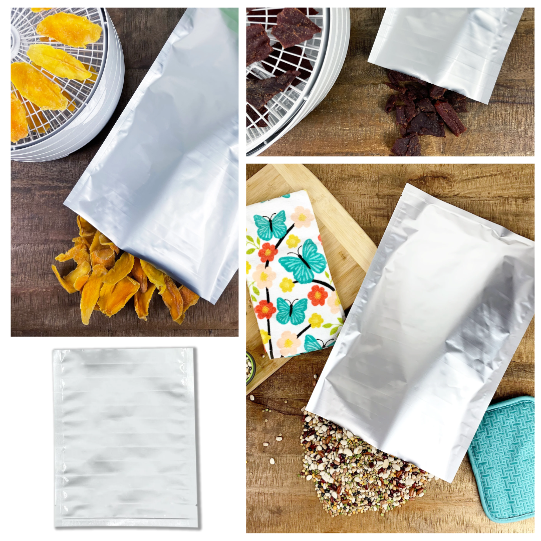 Quart Standard Seal-Top Mylar Storage Bags and Oxygen Absorbers