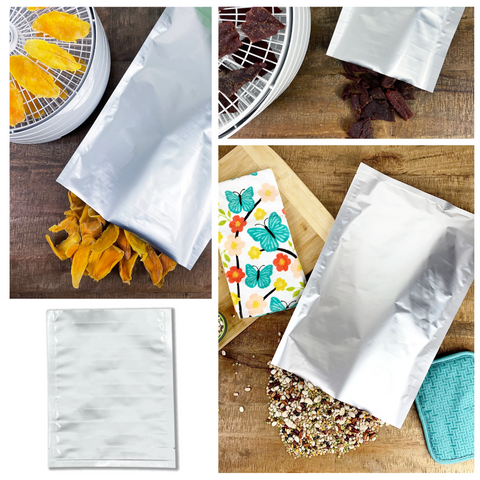 20 Pcs 5 Gallon Mylar Bags for Food Storage, 10.5 Mil Mylar Bags with  Oxygen Abs