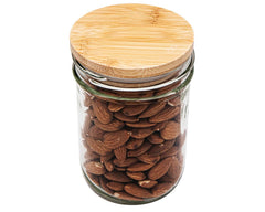 Bamboo Storage Stopper Lids for Mason Jars