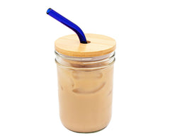 Bamboo Straw Hole Tumbler Lid