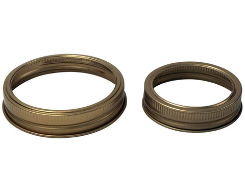 Copper Bands / Rings for Mason Jars 10 pack