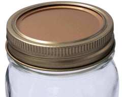 Copper Flat Storage Lid Inserts for Mason Jars