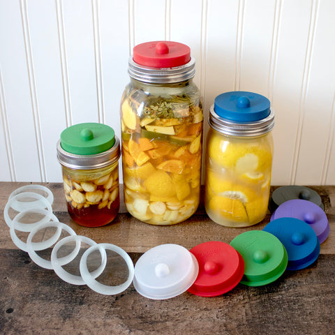 Fermentation Starter Kit for Wide Mouth Mason Jars