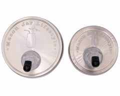 Liquor Pour Spout Stainless Steel Lid for Mason Jars