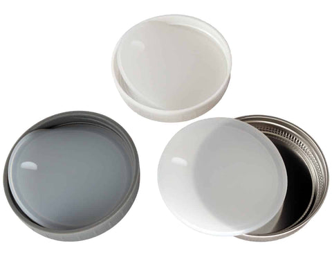 Leak Proof Platinum Silicone Sealing Lid Liners for Mason Jars 10 Pack