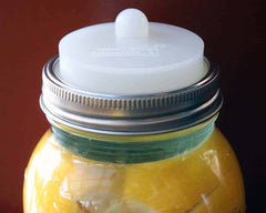 Silicone Fermentation Airlock Valve Lid With SS Band for Wide Mouth Mason Jars