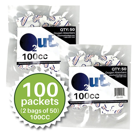 100cc Oxygen Absorbers - 50 per bag