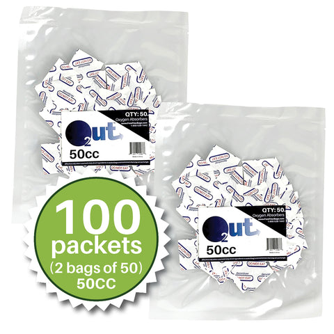 50cc Oxygen Absorbers - 50 per bag