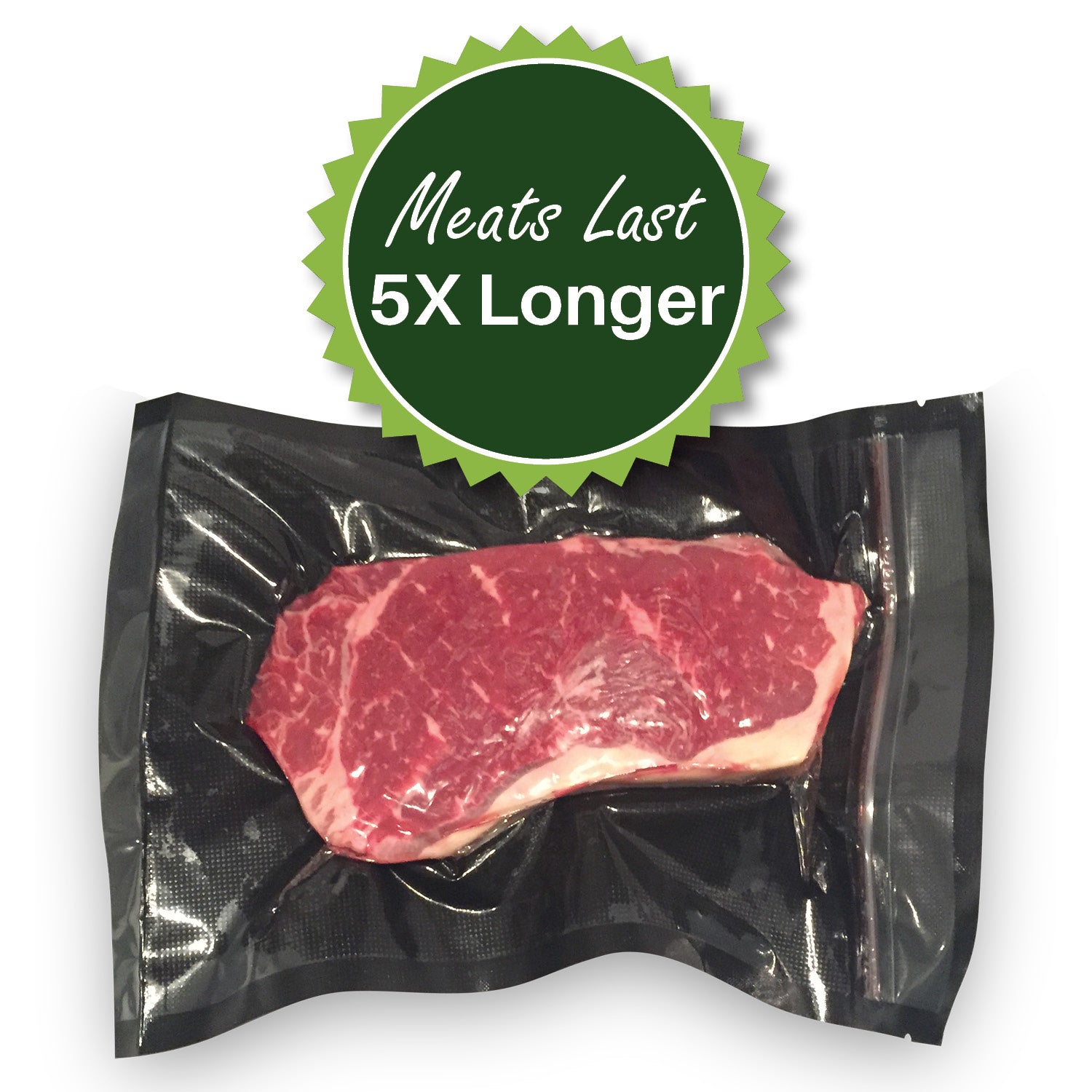 Meats Last 5X Longer with FoodVacBags