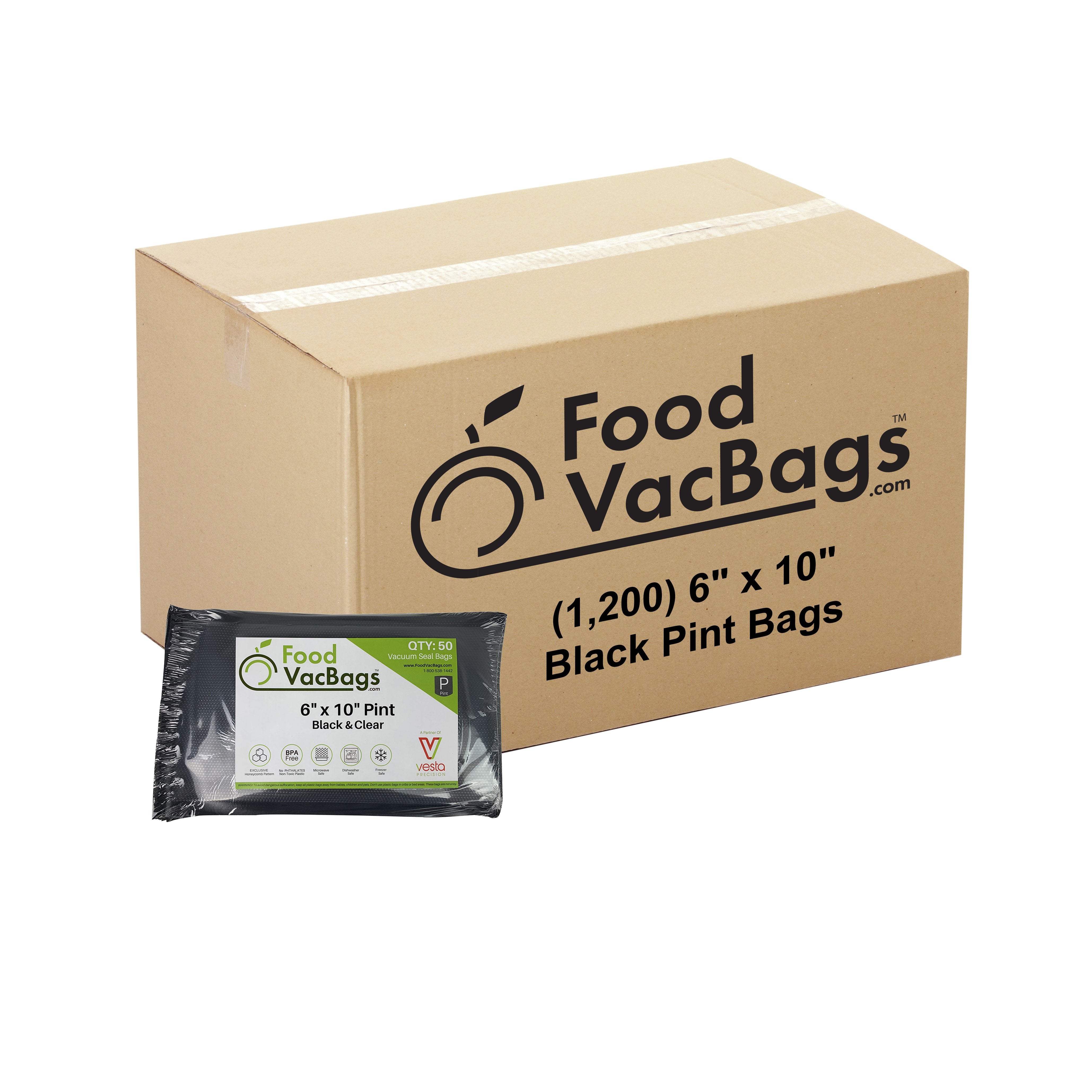 Black Vacuum Sealer Bags