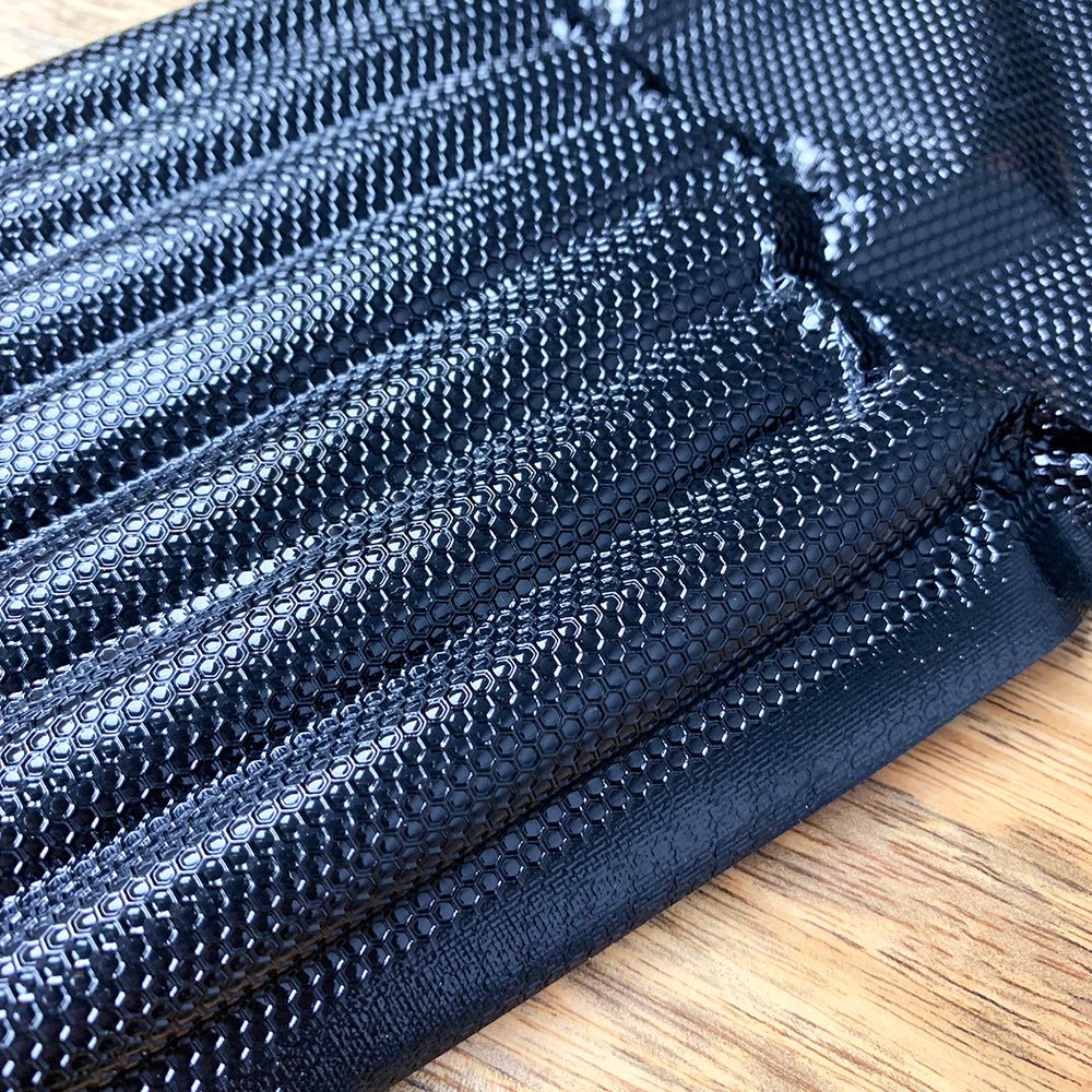 Pint 6" X 10" Black Backed Vacuum Seal Bags - Bulk - Perfect for Display - honeycomb pattern