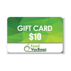 FoodVacBags Gift Card, Gift Certificate, Gift Voucher