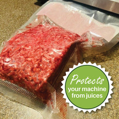 FoodVacBags Liquid Block Protects your machine from juices