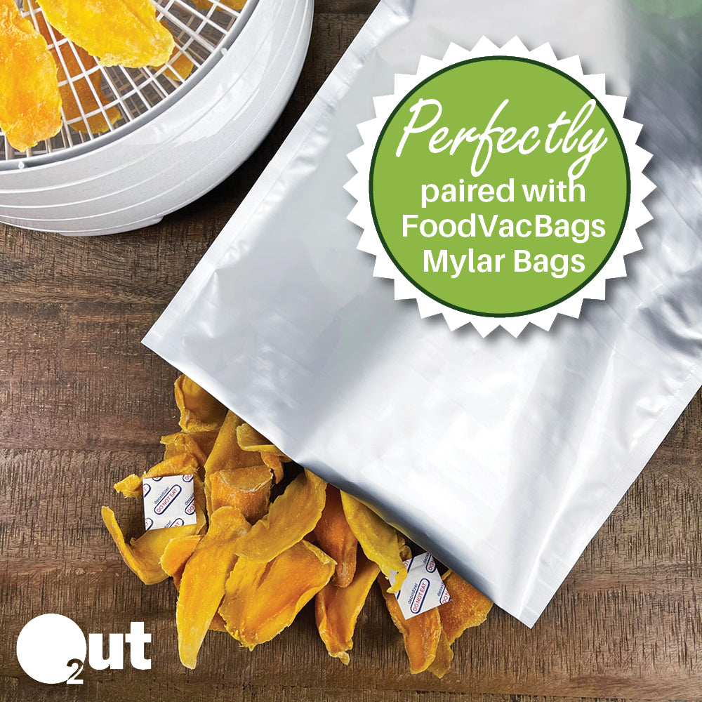 FoodVacBags Mylar Bags and O2 Out Oxygen Absorbers