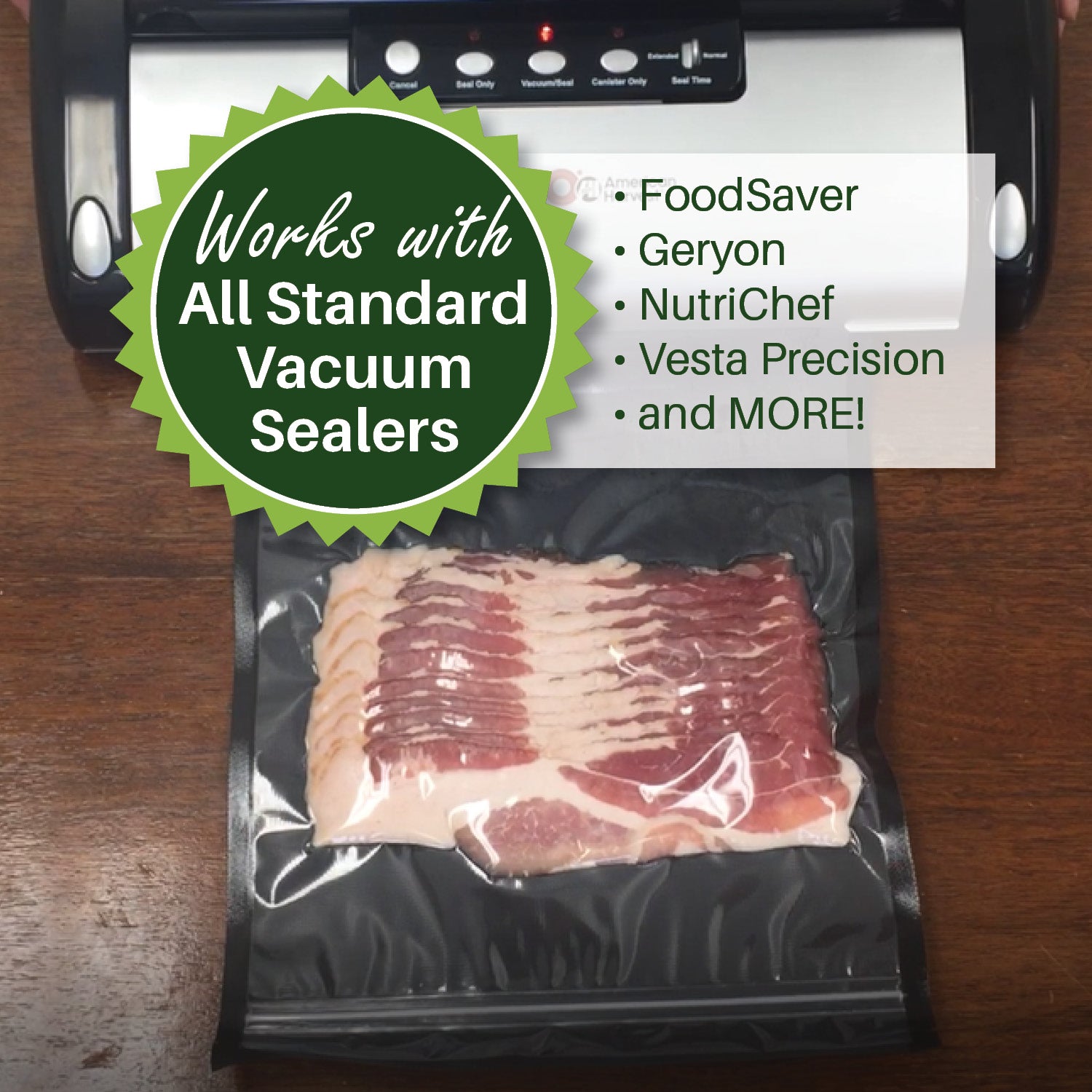  Vesta Precision Zipper Vacuum Seal Bags Pack