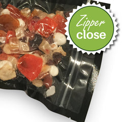 FoodVacBags Zipper Bags are our easiest resealable bag.