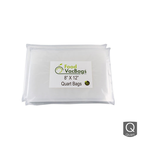 200 FoodVacBags™ - 100 Quart & 100 Gallon Vacuum Seal Bags
