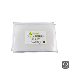 Bags - 100 FoodVacBags™ 8" X 12" Quart Vacuum Seal Bags - FoodSaver Compatible - Sous Vide