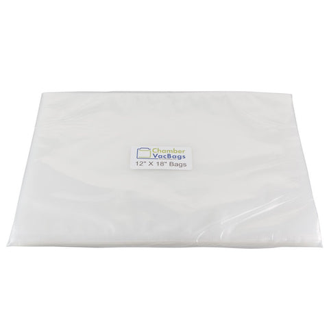 Chamber Sealer Pouches - 12" X  18" ChamberVacBags 3mil Chamber Sealer Pouches