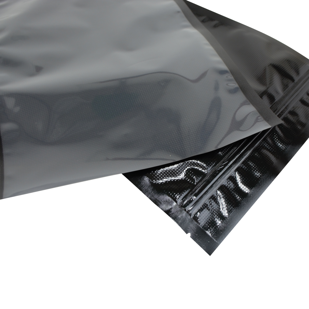 Black Vacuum Seal Zipper Bags - Quart 8 X 12 - Clear Front – FoodVacBags